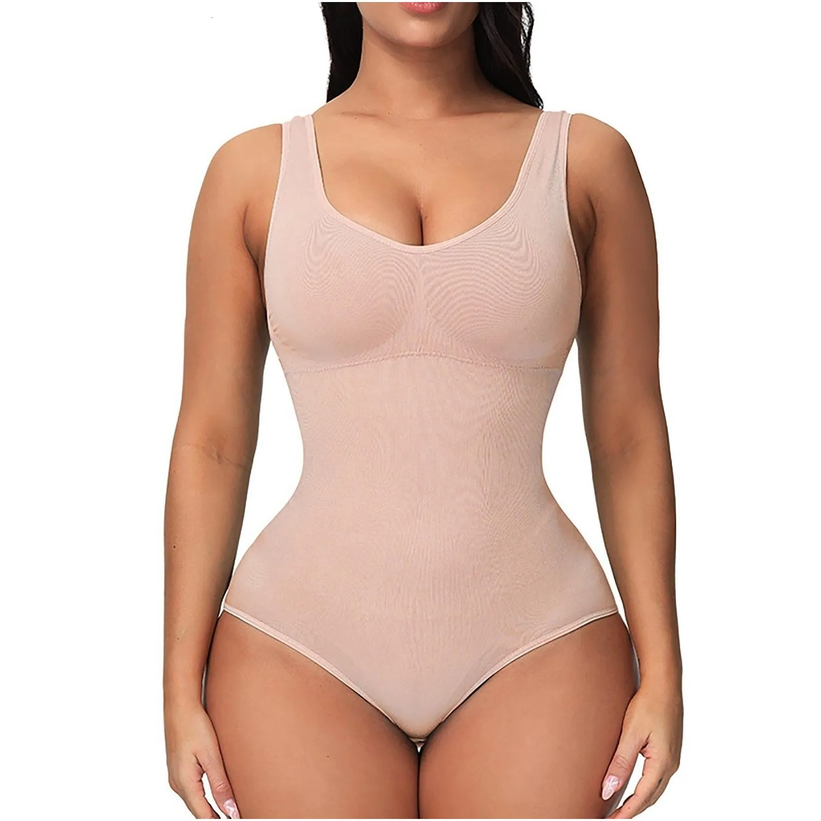 womens shapers seamless shapewear bodysuit for women tummy control butt lifter body shaper invisible under dress slimming strap thong underwear