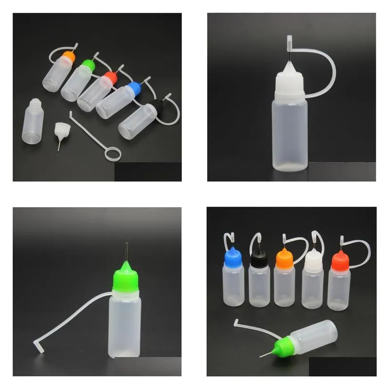 empty needle tip bottles convenient to fill with e juice plastic bottle 5ml 10ml