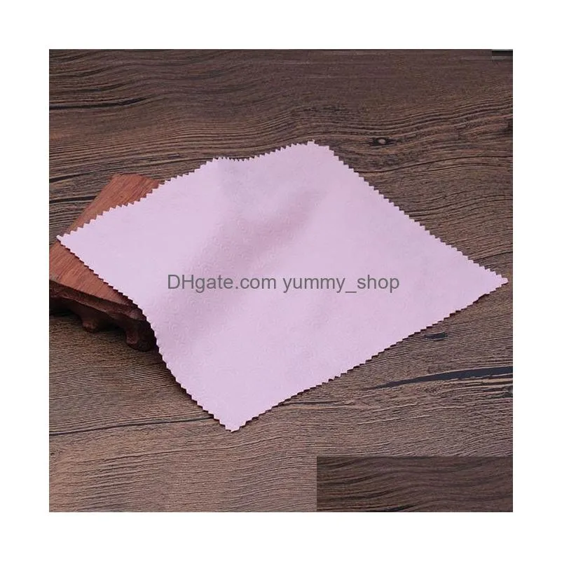 dhs ship 18.5x15cm glasses clothes printing rag clean and dust wipe all kinds of mirror cloth gscjb015