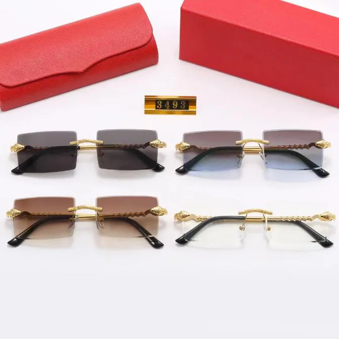 Designer sunglasses for women mens designer sunglasses shades luxury glasses rimless rectangle horn fashion classic mens clear black