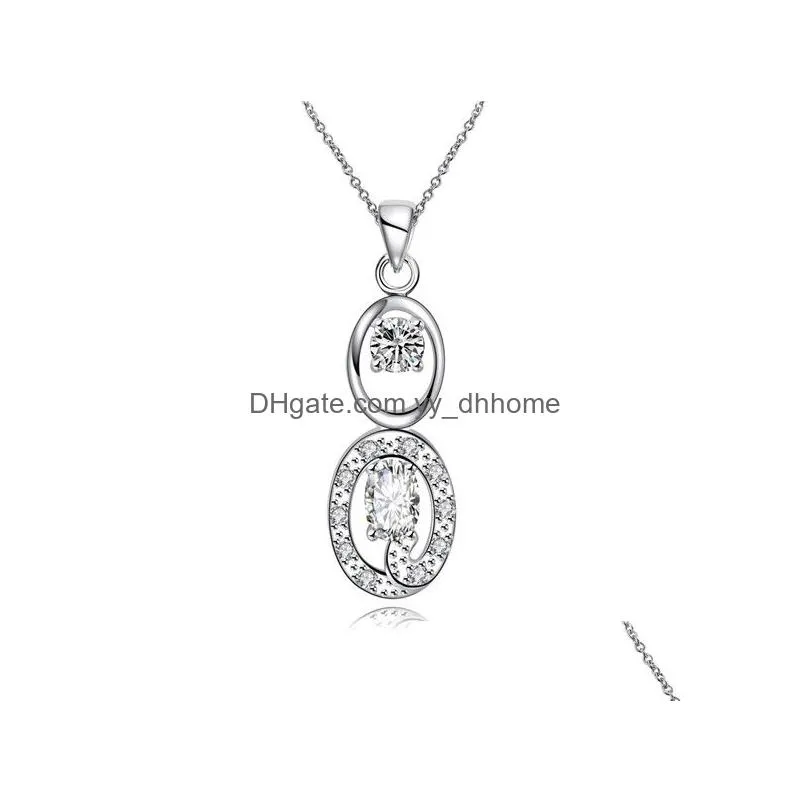 fashion womens gemstone 925 silver pendants mixed style wholesale sterling silver plated pendant necklaces gtn11