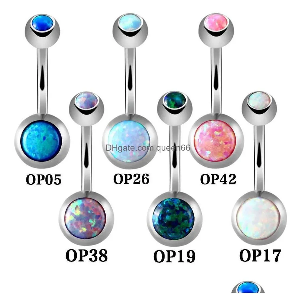 stainless steel crystal navel ring women cute body jewelry rock beach party belly button ring