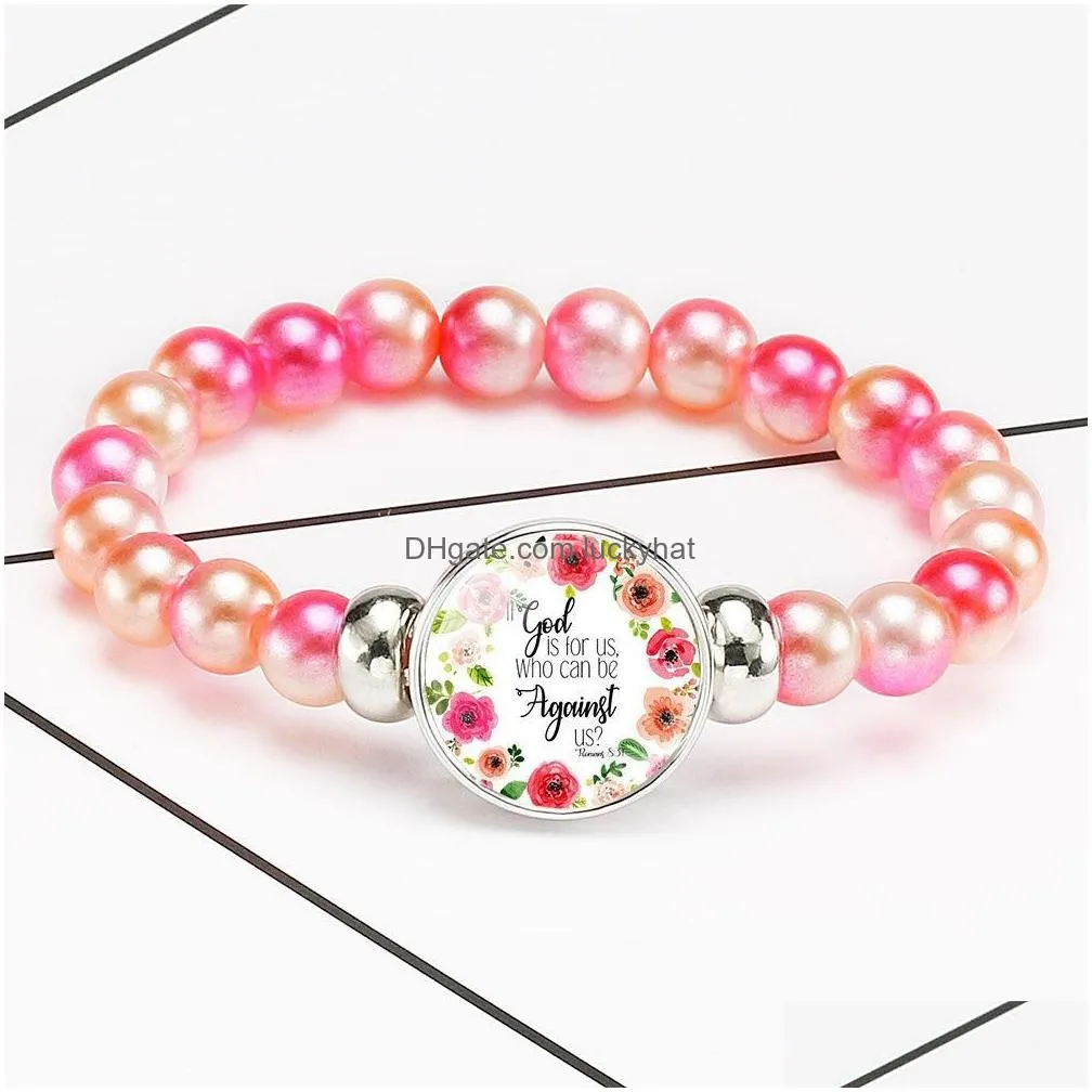 Christian Scripture Charmed Aroma Bracelet With Acrylic Rosary Beads For Women And Men Fashionable Bible Verse Chain From Luckyhat 0.74 DHgate.Com