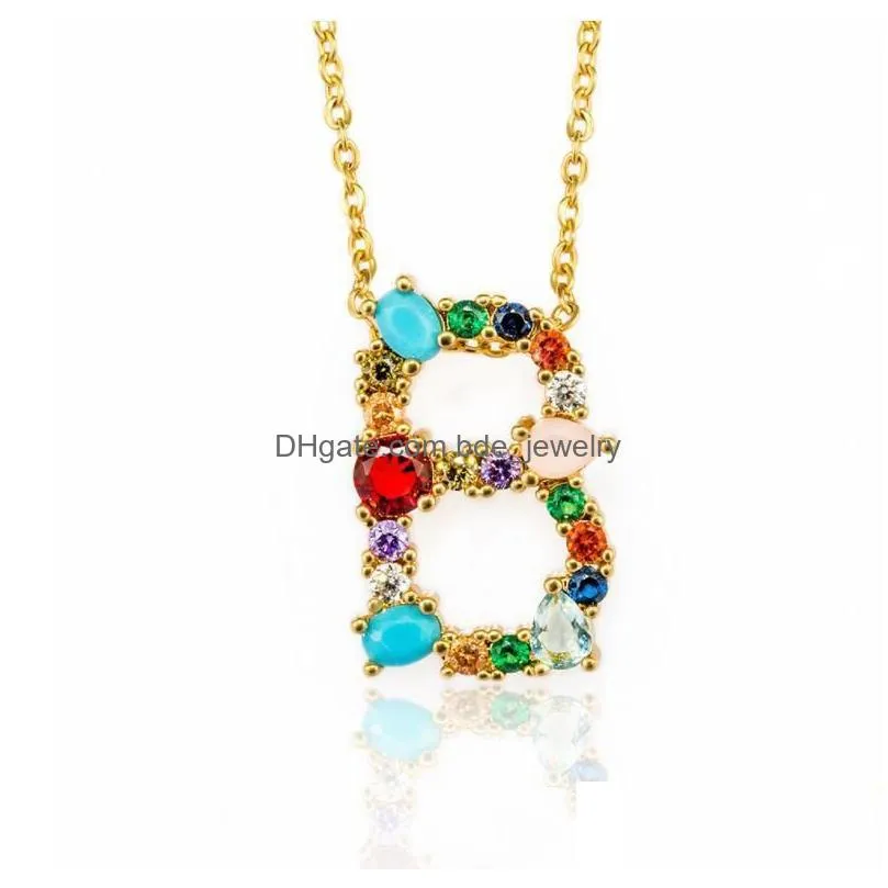 2020 26 letter fashion letter necklace jewelry for women gift personalized diy creative letter pendants statement necklace