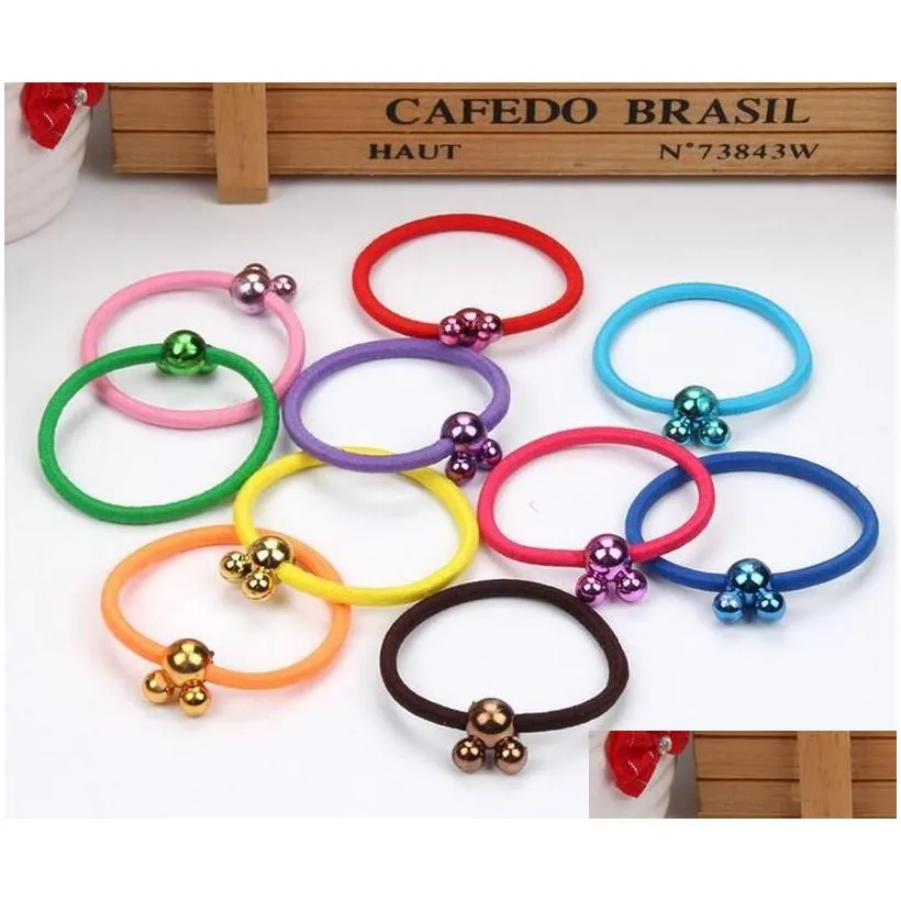 color hair tie colorful candy hair band gsfq033 basic tieup gift bands head accessories