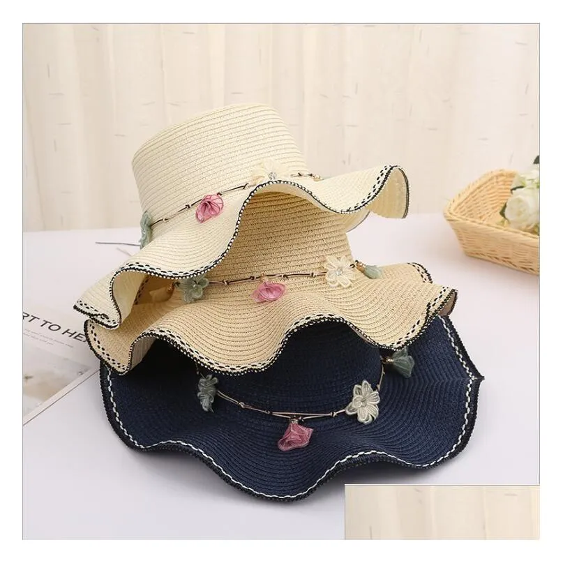  ship small  spring and summer outdoor sun hat gscm063a outing sunshade dome out sport straw hat caps wide brim hats