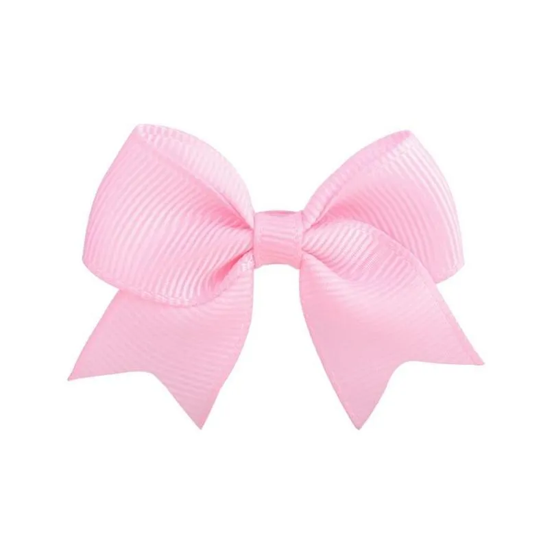 solid grosgrain ribbon bows with clips girl hair bows boutique hair clips handmade bowknot clips baby kids hair accessories