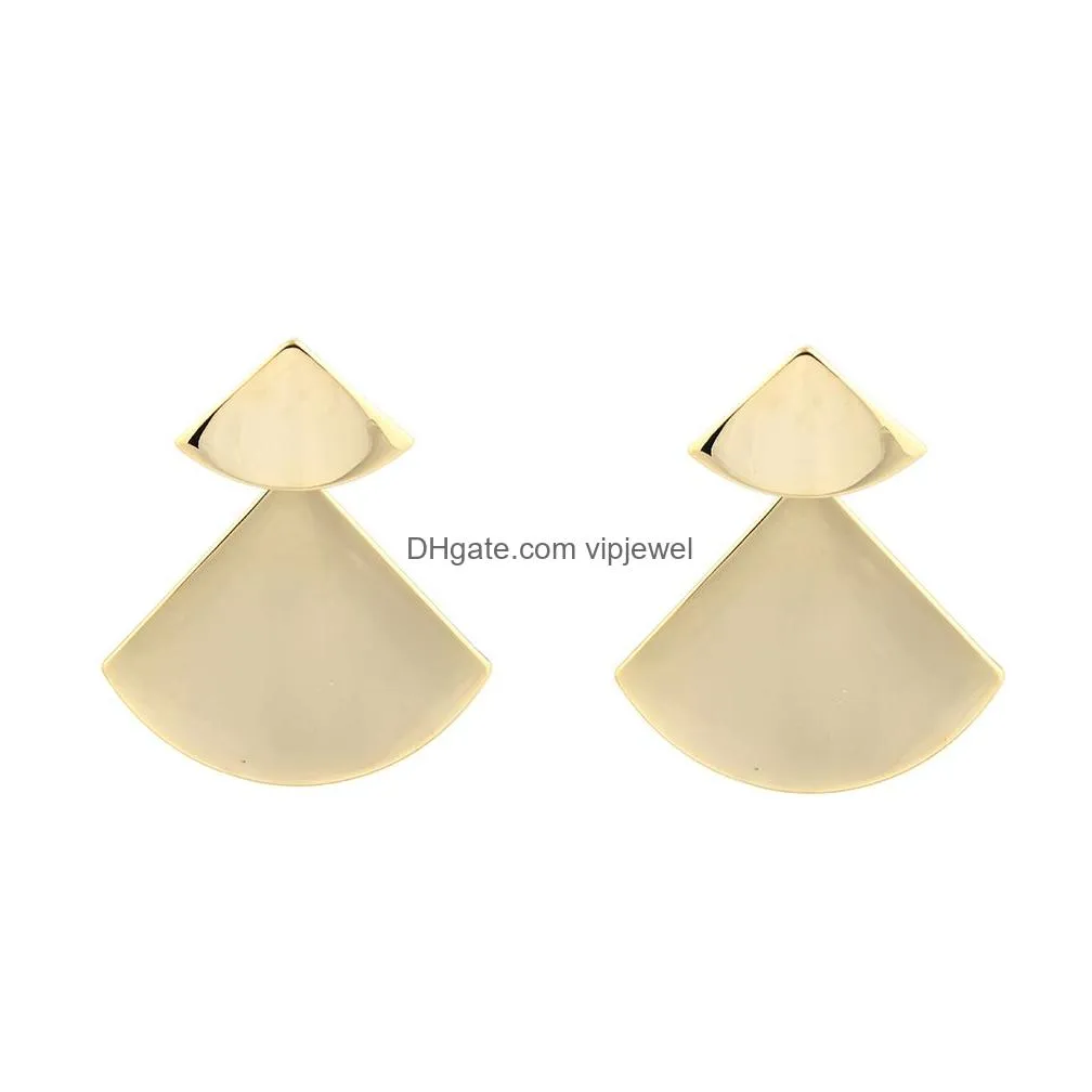  korean design triangle geometry earrings resin chain dangle earring for women fashion jewelry