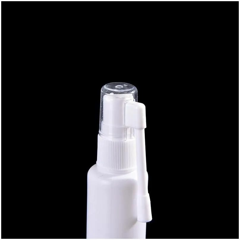 portable nose atomizer with 360 degree rotation sprayer white plastic nasal pump mist spray bottles nose empty 10ml