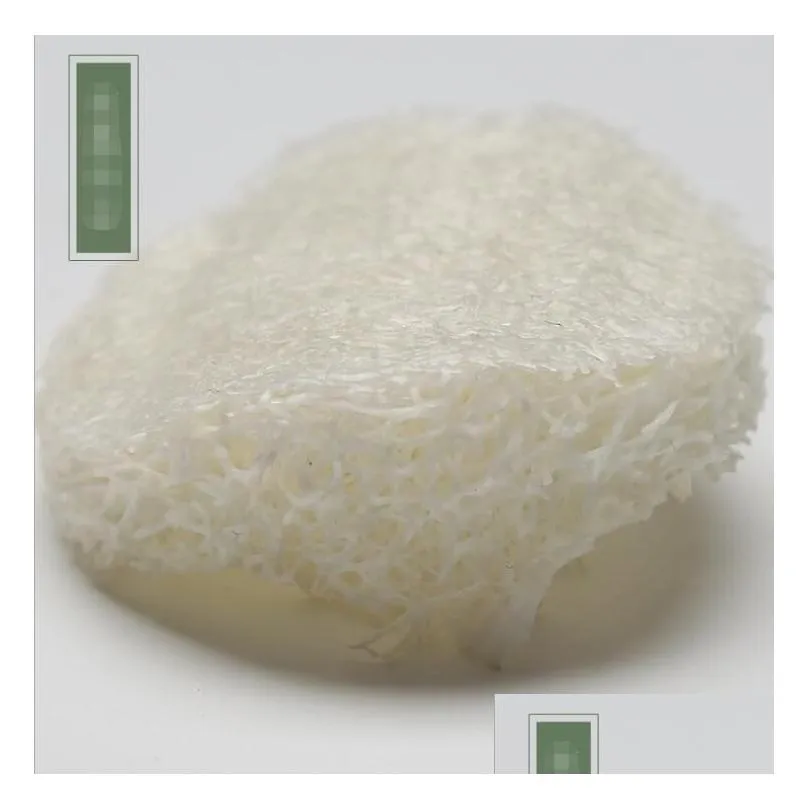 roud natural loofah pad face makeup remove exfoliating and dead skin bath shower loofah gd596