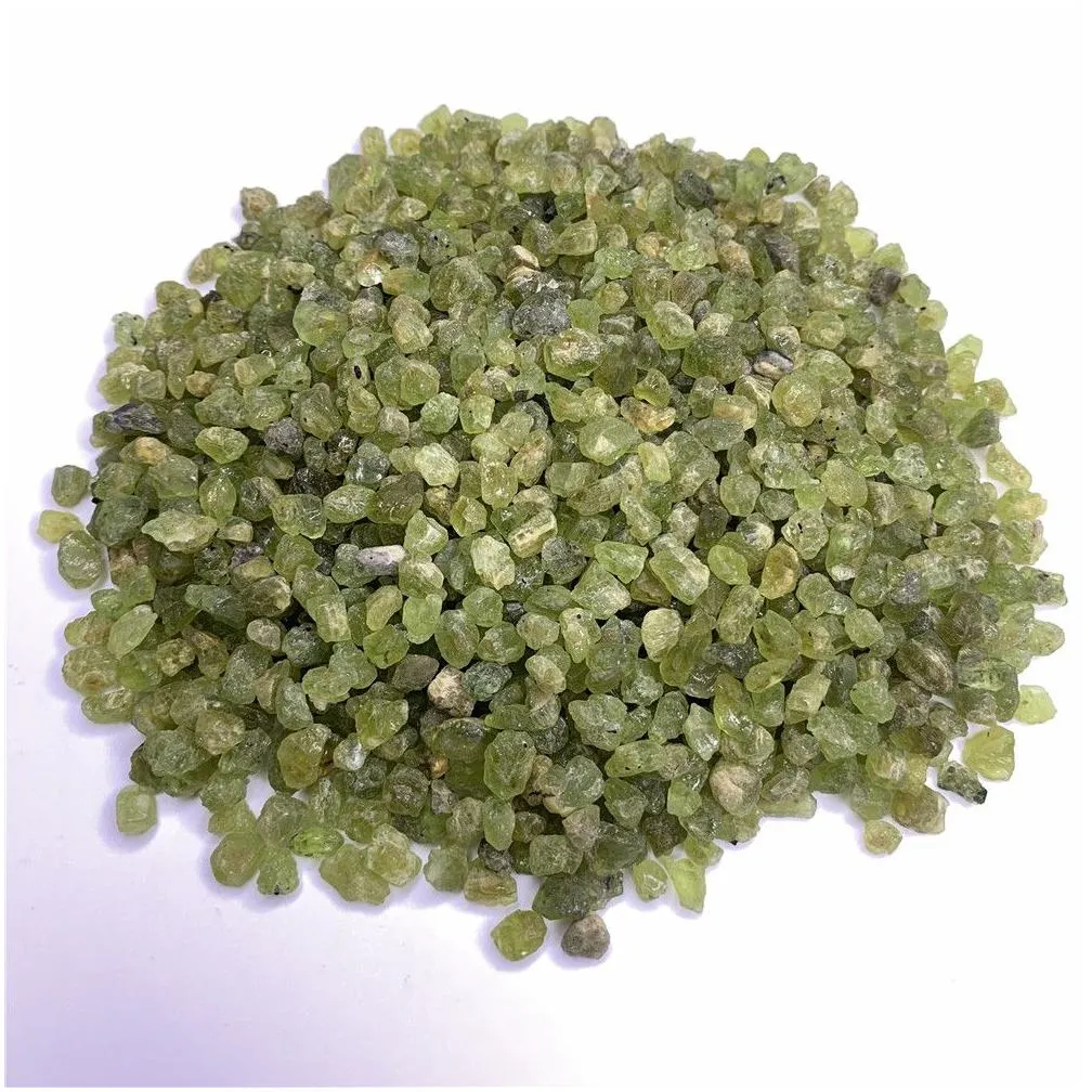 1 bag 50 g100 g whole natural crystal tumbled stones olivine stonesize 37 mm4847306