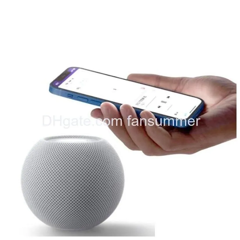 mini speakers smart speaker for homepod portable bluetooth voice assistant subwoofer hifi deep bass stereo typec wired sound drop de