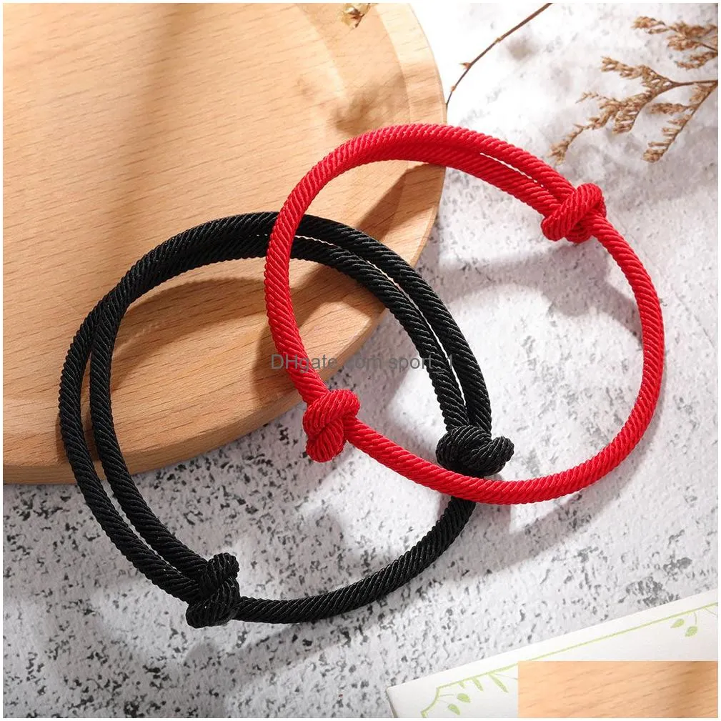 2021 red string bracelets for protection luck amulet for success prosperity handmade rope bracelets lucky charm bangles gifts