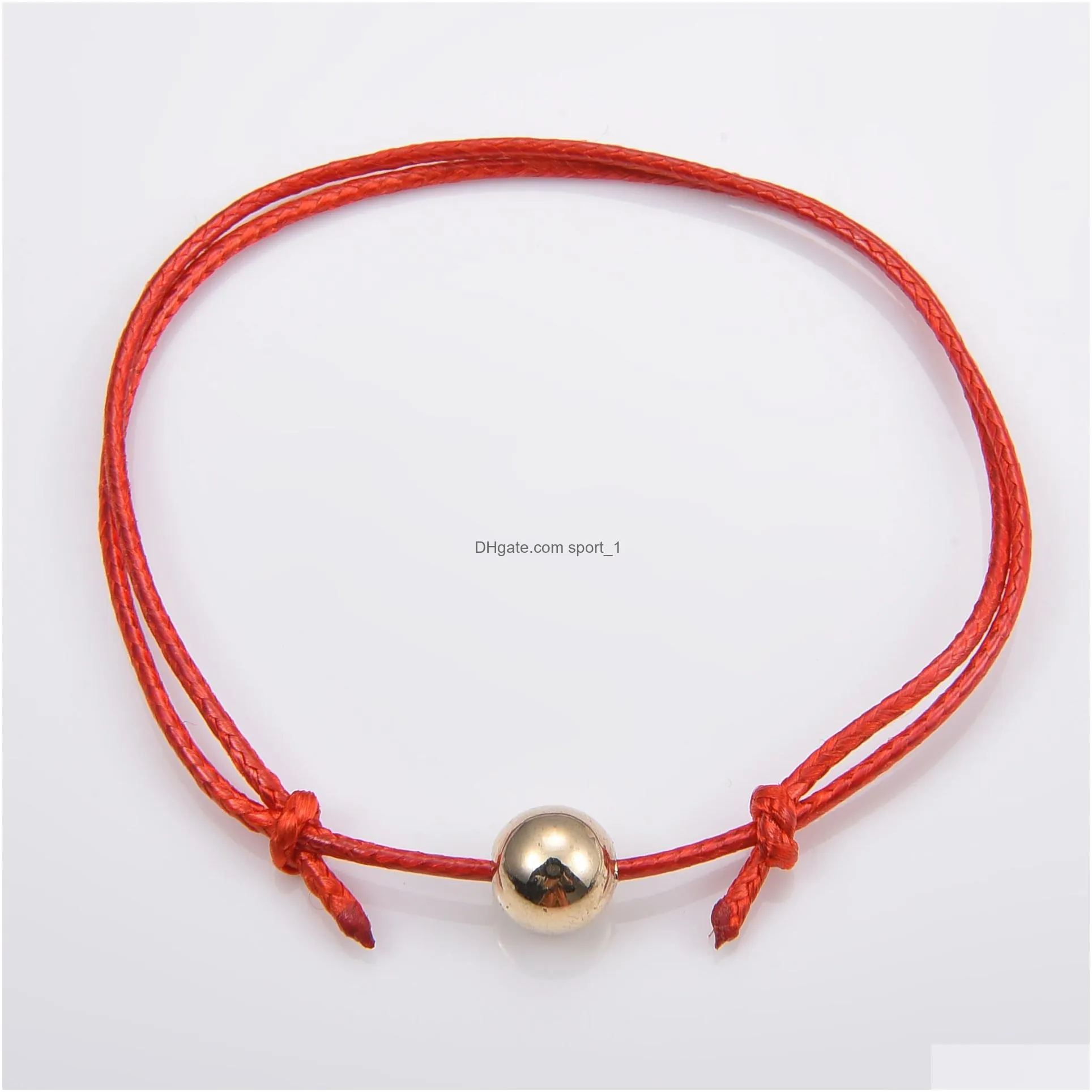 heart fivepointed star charm bracelet for women men lucky wax rope friendship bracelets red string couple jewelry