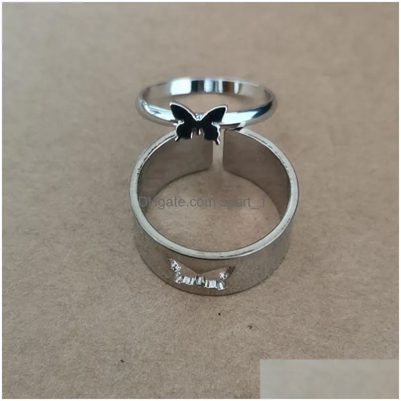 2pc butterfly store decor ring