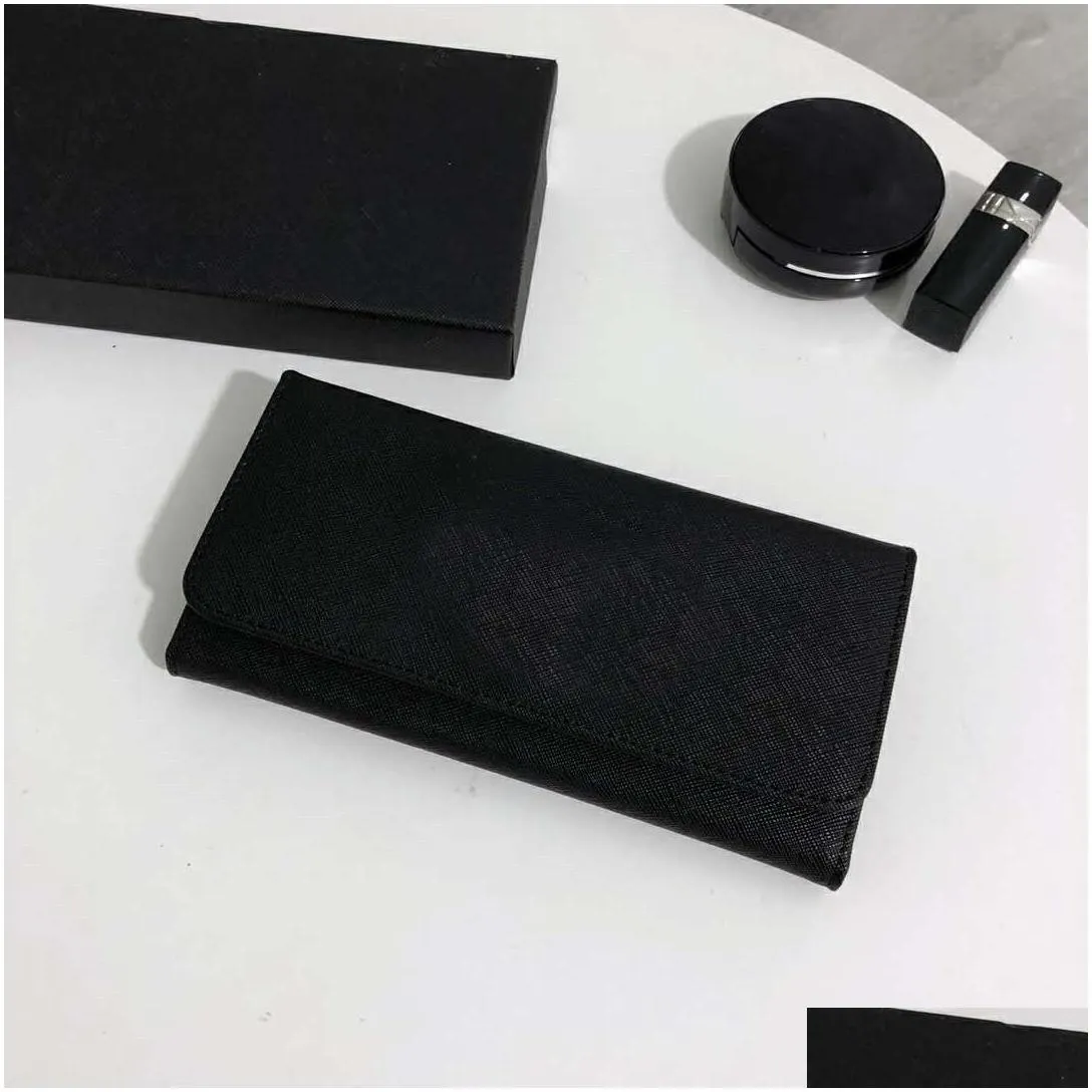 luxury man woman purses clutch bags fashion unisex brand long wallets women men cowhide purse multifunction designers business card holders 3