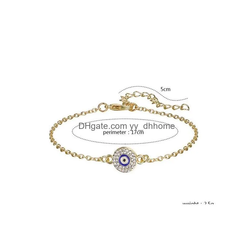 evil blue eye charm bracelets link chain love shape life tree charm bracelet friendship jewelry