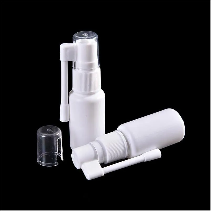 portable nose atomizer with 360 degree rotation sprayer white plastic nasal pump mist spray bottles nose empty 10ml