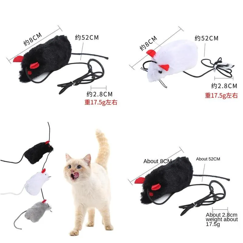 cat toys pet toy ring mouse plush interactive mice animal stuff products