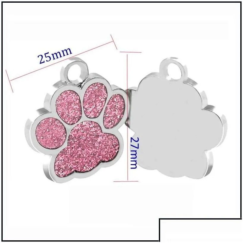 dog tag id card antilost puppy id tag personalized dogs cats name tags collars necklaces engraved pet nameplate accessories drop del