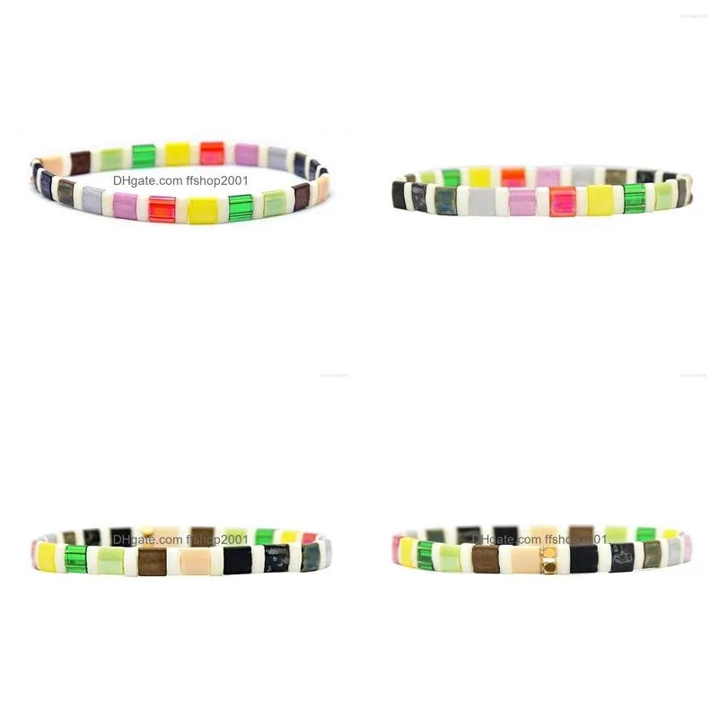 strand l05 tila rice beads bracelet  diy original totally handmade gift lover jewelry accessories