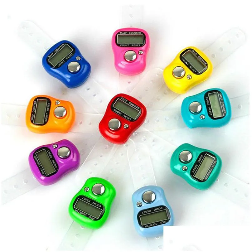 household sundries electronic digital finger ring counting pilgrimage buddhist rituals sutra recitationcounter handheld mini mark counters