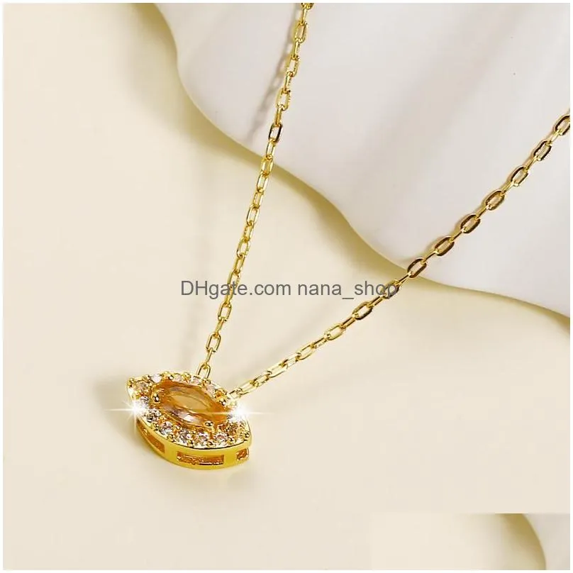 pendant necklaces fashion romantic heart lips necklace for women light luxury zircon jewelry lover wedding gift special you