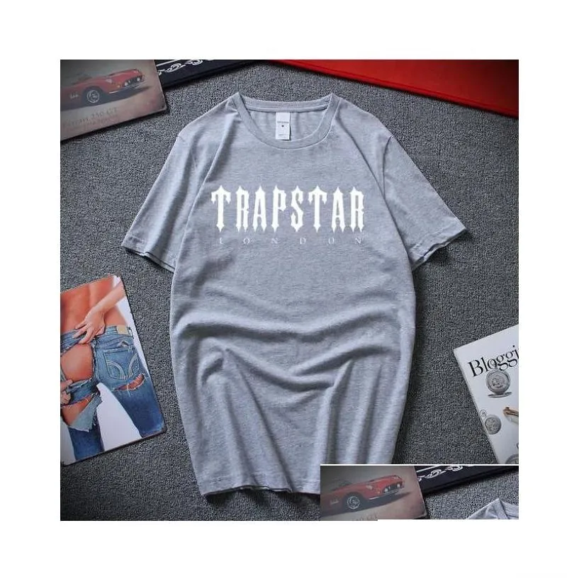 mens tshirts 2022 mens trapstar t shirt designer men women hip hop top print tshirt summer fashion black sportswear brand sweatshi