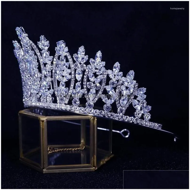 hair clips ymor tiara crystal headband bridal crown elegant atmosphere ladies headwear party wedding accessories 110