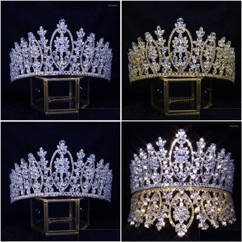 hair clips ymor tiara crystal headband bridal crown elegant atmosphere ladies headwear party wedding accessories 110