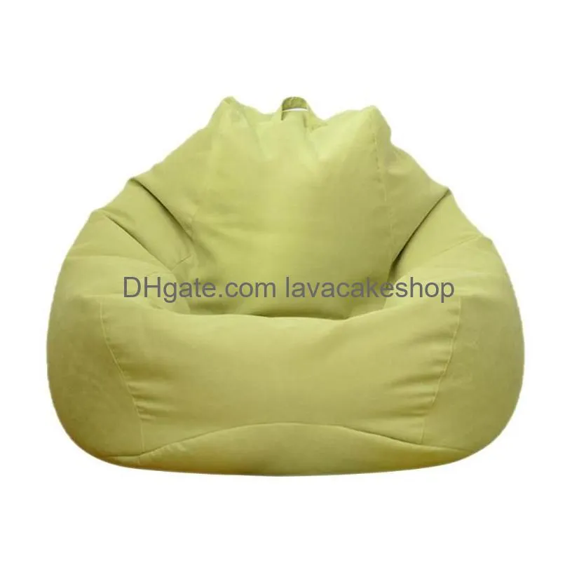 chair covers european style thick cotton sofa coat removable bean bag cover slipcover for lazy indoor outdoor