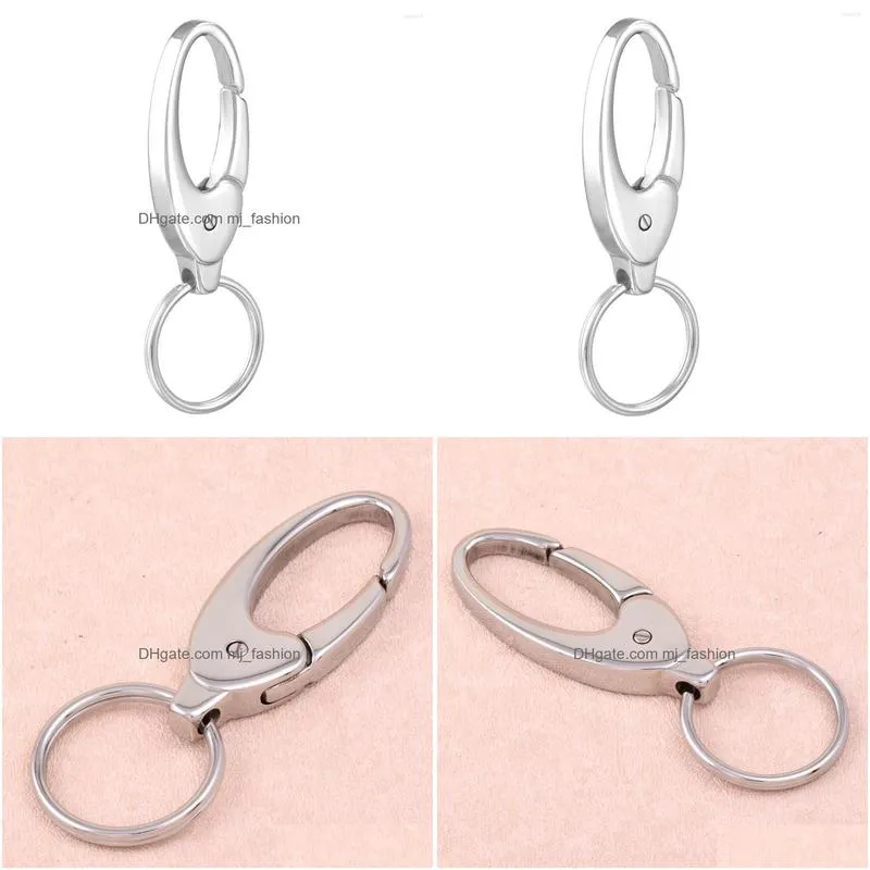 keychains ijk0040 strong wire blank stainless steel key ring clasps