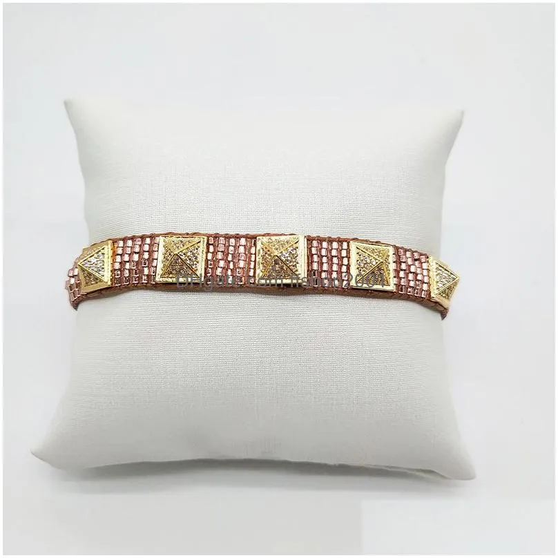strand bluestar bracelet for women miyuki star rose gold jewelry armband copper handmade pulseras mujer moda