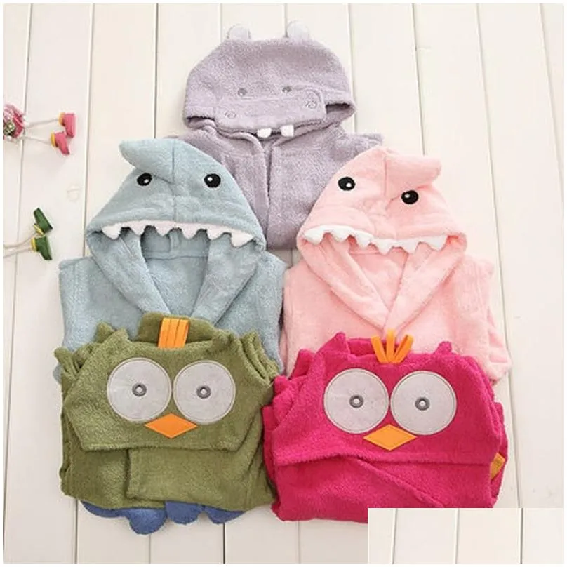 baby kids towels robes 20 cute animalshaped baby bath towels cotton childrens bathrobes full moon clothes 2059 z2