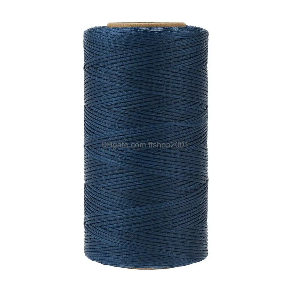 pandahall 1x0.3mm 260m/roll mixed color flat waxed polyester cords diy jewelry making accessories for bracelet necklace