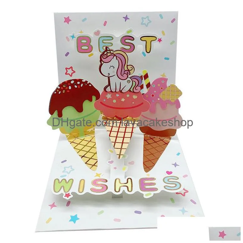 3d cake popup happy birthday cards birthday wishes for her greeting cards