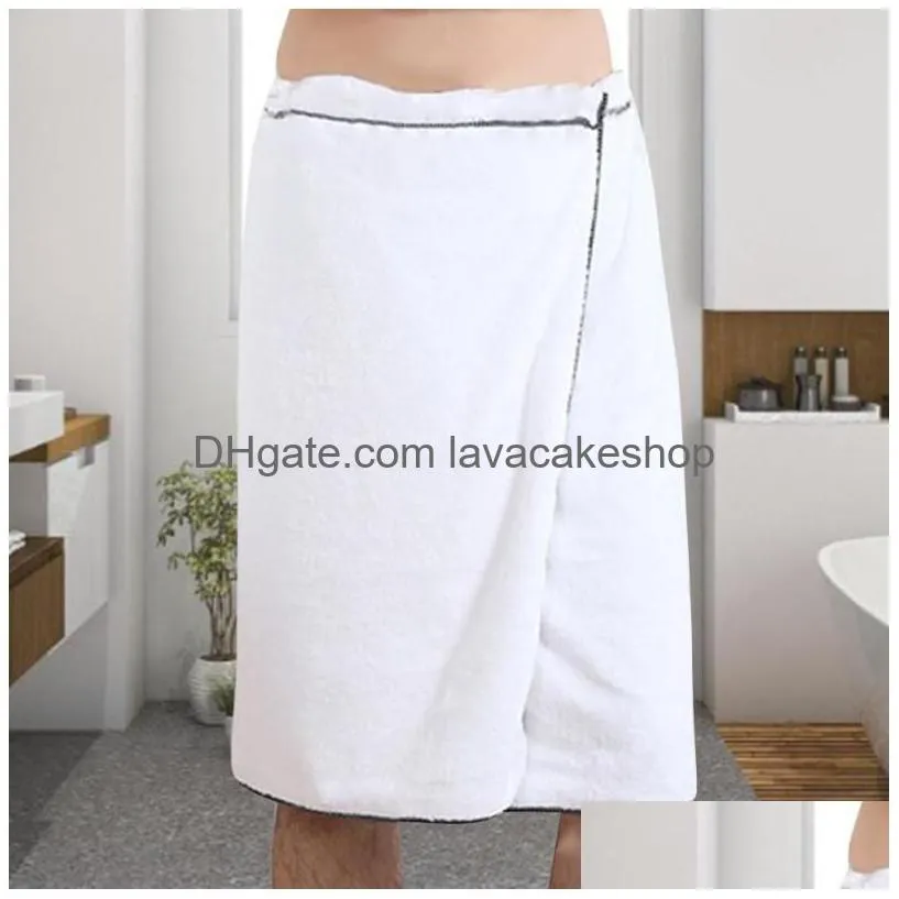 DHgate Microfiber Towel Wrap for Men Soft Bath Towel Male Shower Towel Home Textiles Sauna Towel Bathroom Gym Towel Drop Delivery Garden Dh285 Home Garden