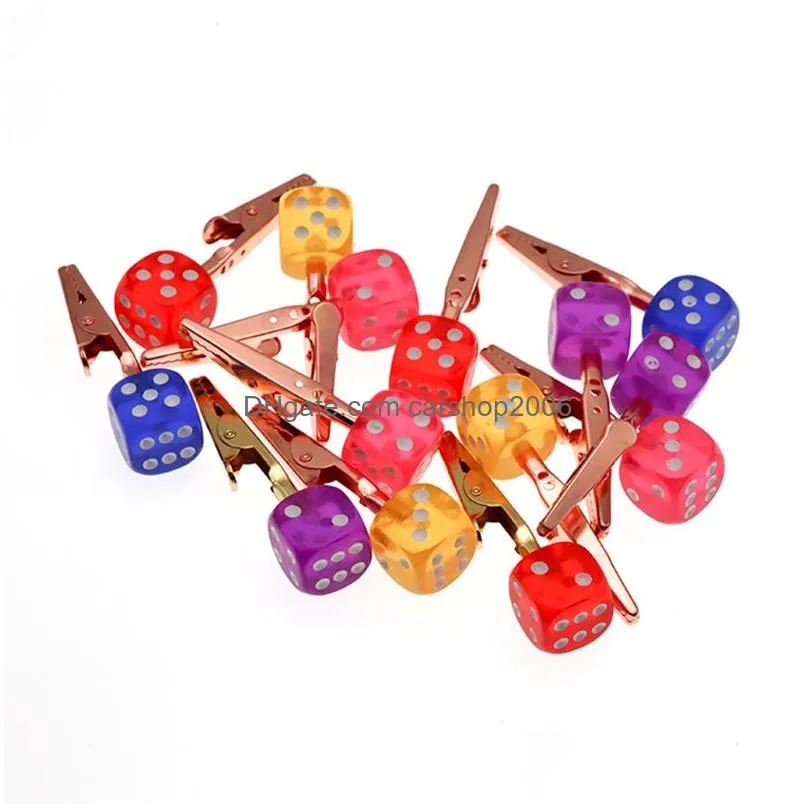 personality portable dice bracket clip household smoking accessories support stand dry herb tobacco preroll cigarette fixed holder clamp