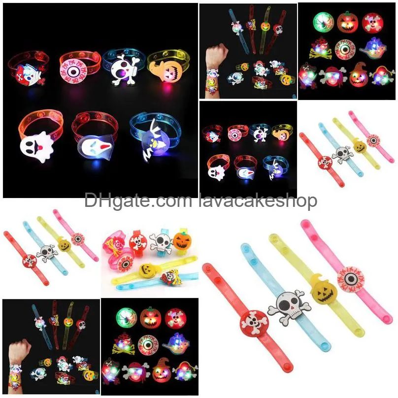 halloween led light up bracelet glow in the dark kids birthday easter halloween party favors