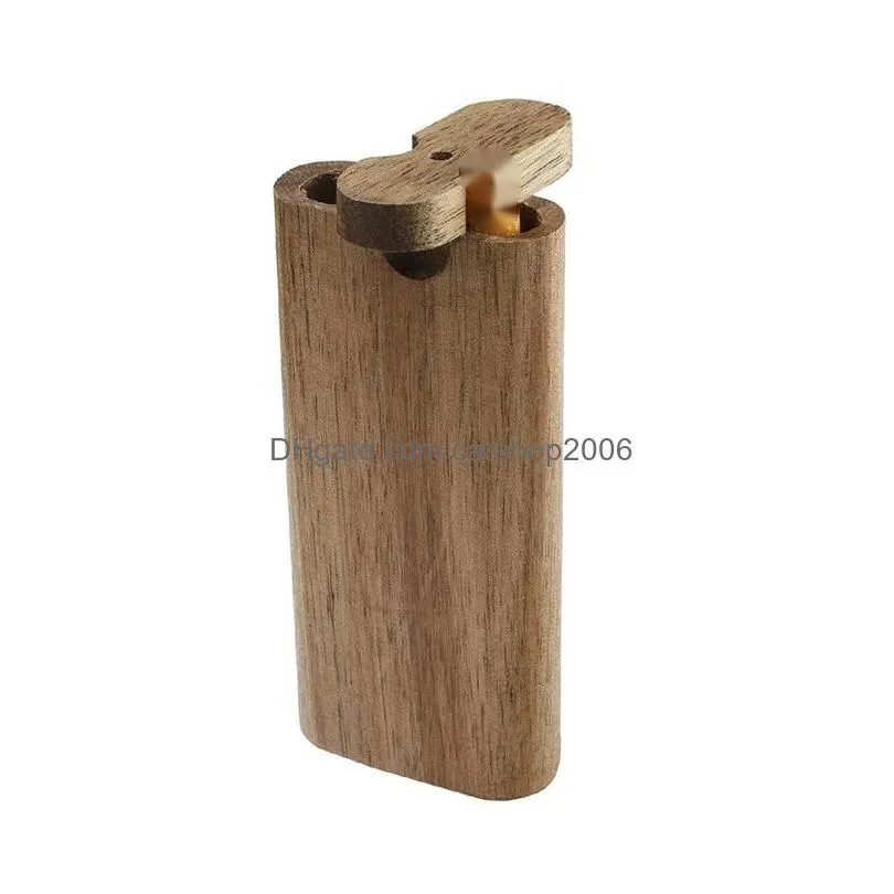 wooden cigarette case outdoor portable environmental protection tobacco storage box household smoking accessories