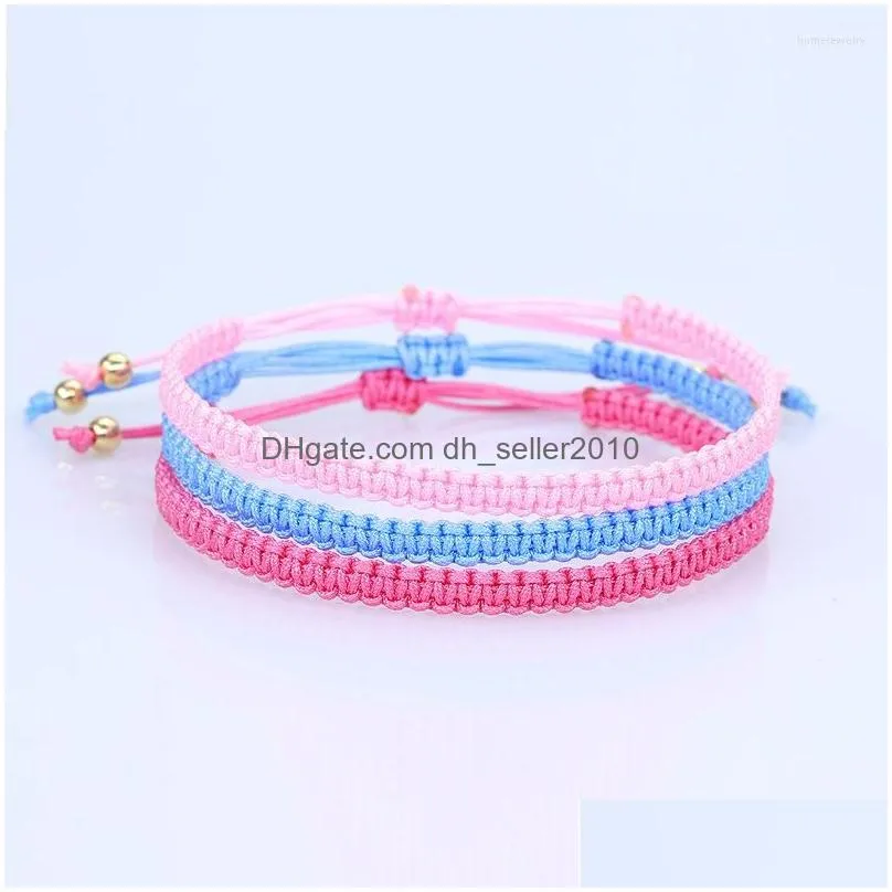 strand tauam simple woven cotton rope string bracelet pray yoga handmade pure color chic tassel for men women 2023