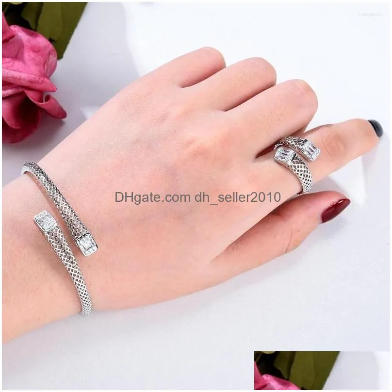 bangle godki luxury unique african ring set jewelry sets for women wedding cubic zircon crystal cz dubai bridal