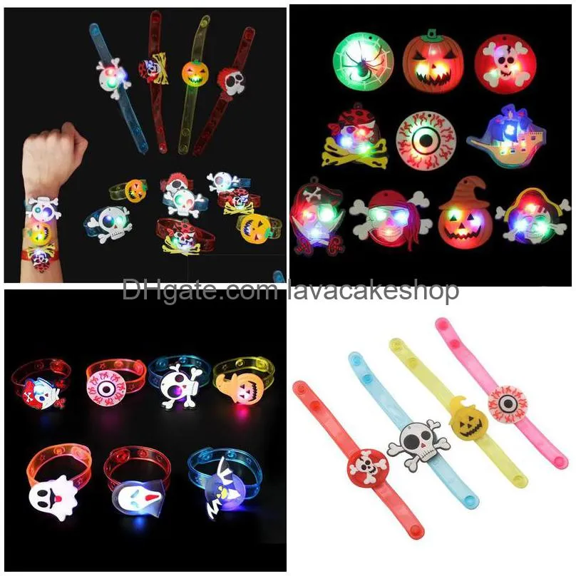 halloween led light up bracelet glow in the dark kids birthday easter halloween party favors