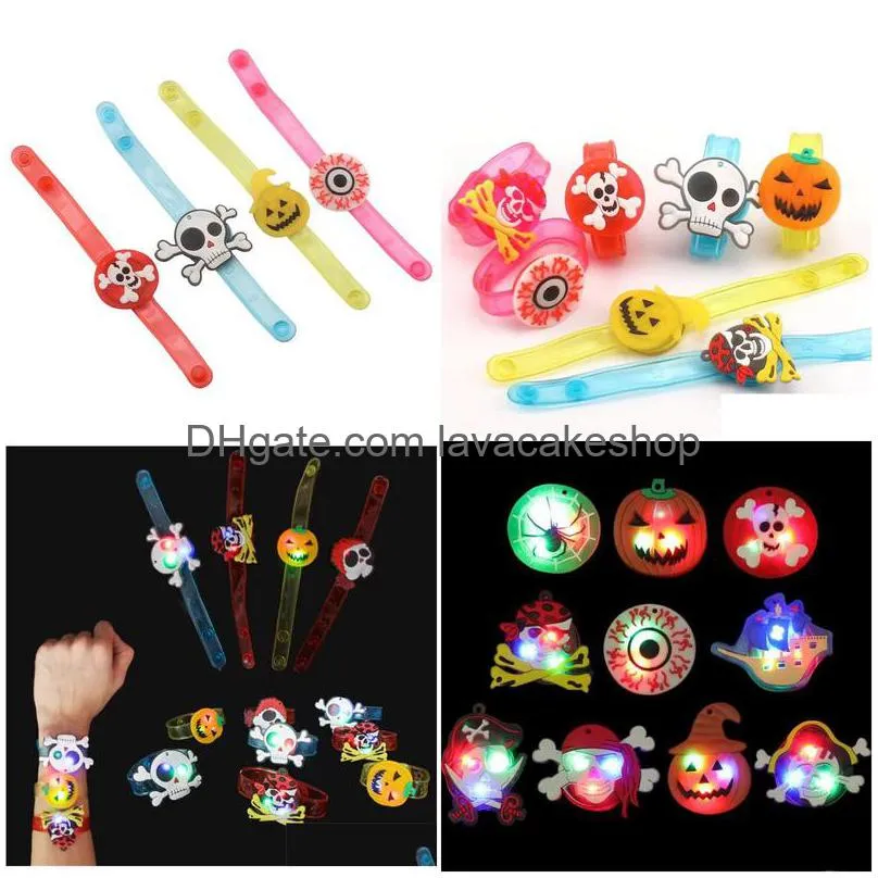 halloween led light up bracelet glow in the dark kids birthday easter halloween party favors