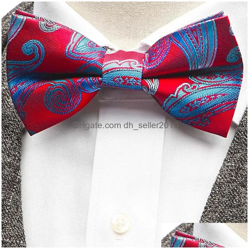 mens bow ties for men adjustable man formal bowties butterflies floral paisley tuxedo party wedding butterfly gift accessory