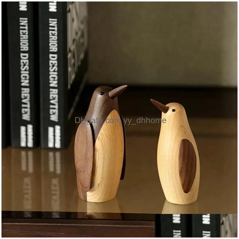 watch bands denmark wood small penguin ornaments american country soft decor housing model study desktop wooden play equipment
