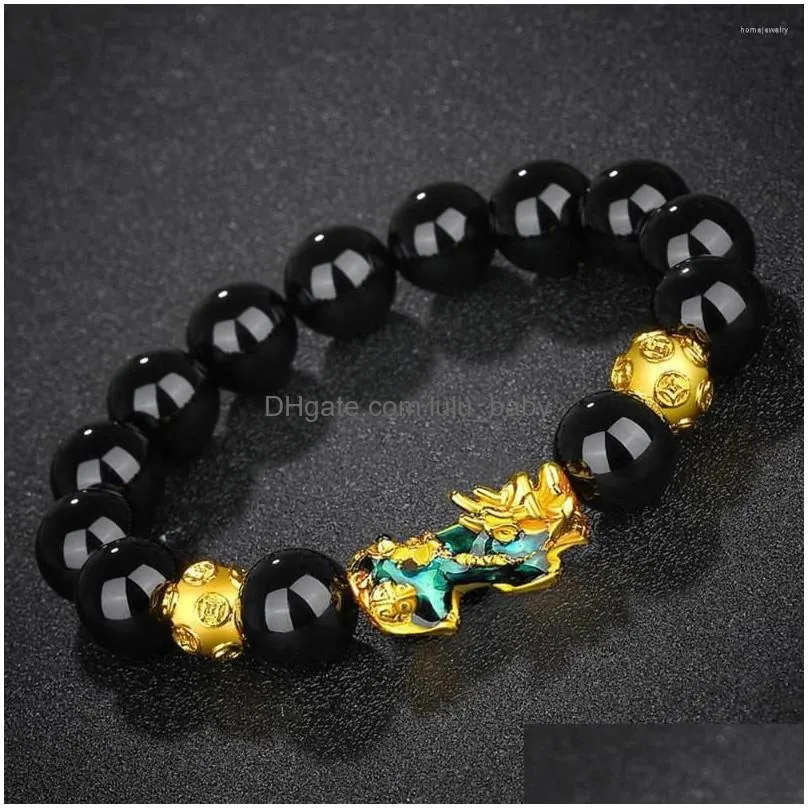 strand pixiu bracelet mantra bring good luck and wealth buddhism faith with chinese ancient animal beads bracelets