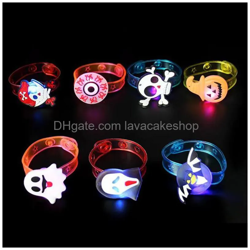 halloween led light up bracelet glow in the dark kids birthday easter halloween party favors