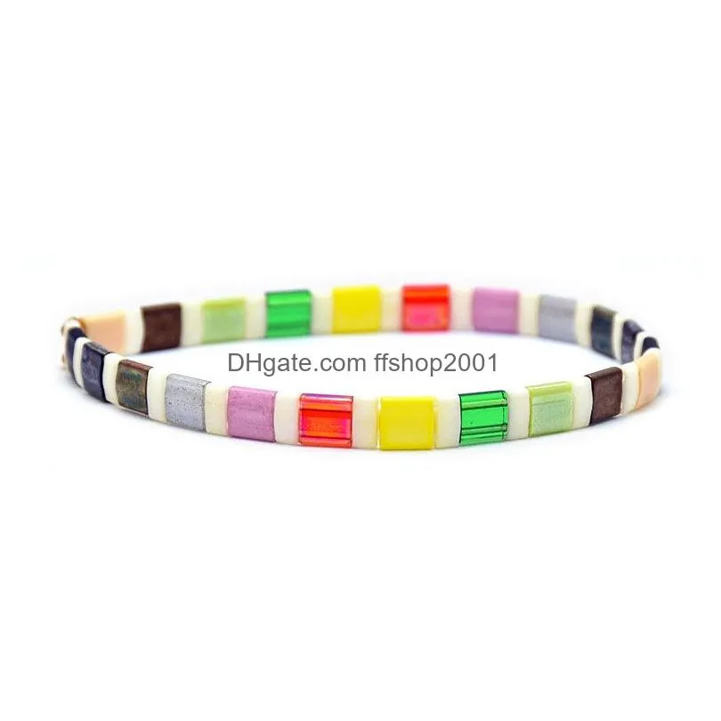 strand l05 tila rice beads bracelet  diy original totally handmade gift lover jewelry accessories