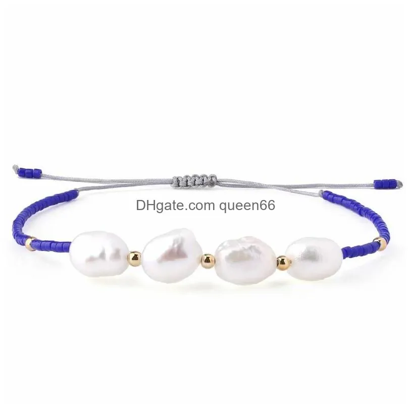 strand kelitch summer women pearl bracelet wrap handmade charm miyuki friends friendship jewelry girl gift